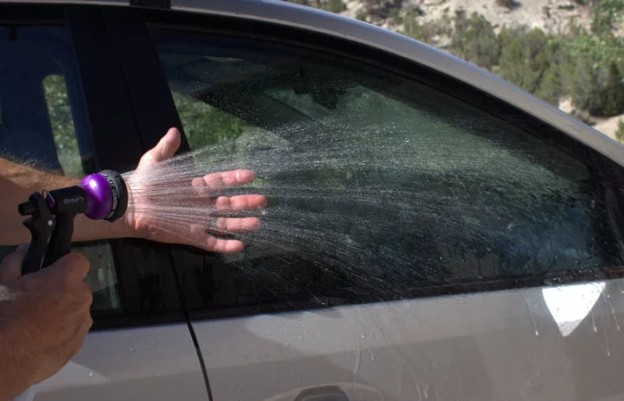 The nozzle has seven settings