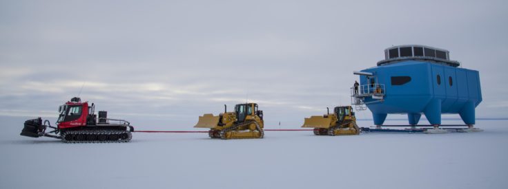 Hauling one of the modules