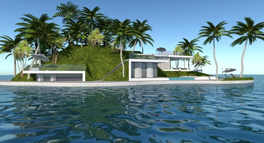 The islands are designed to be completely stable on the water and to last for over 100 years