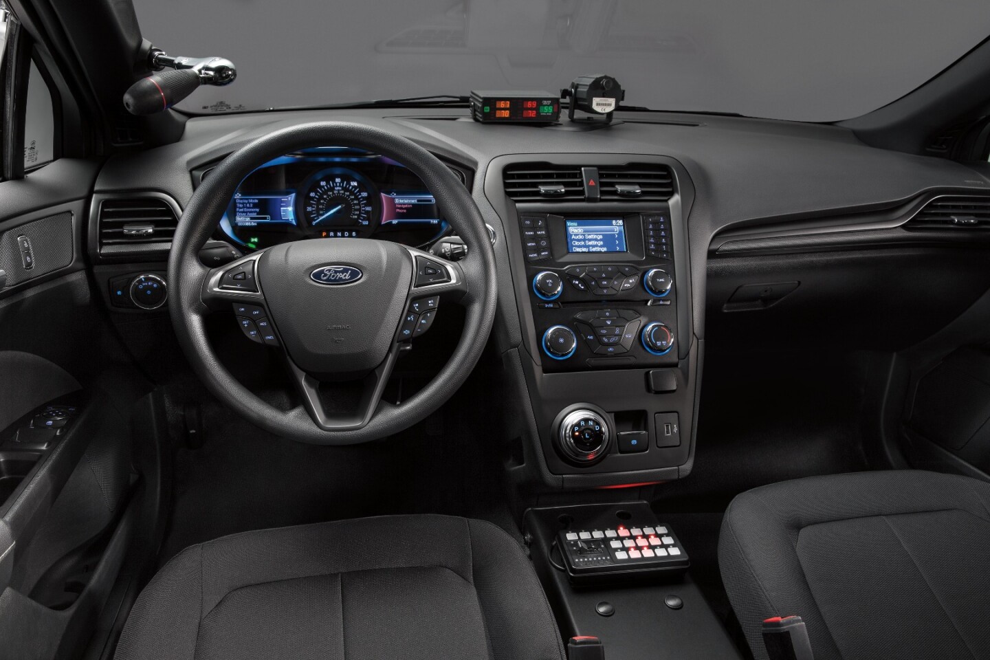 Ford says the lithium-ion battery can be used to power all this electric gadgetry in the Hybrid Responder