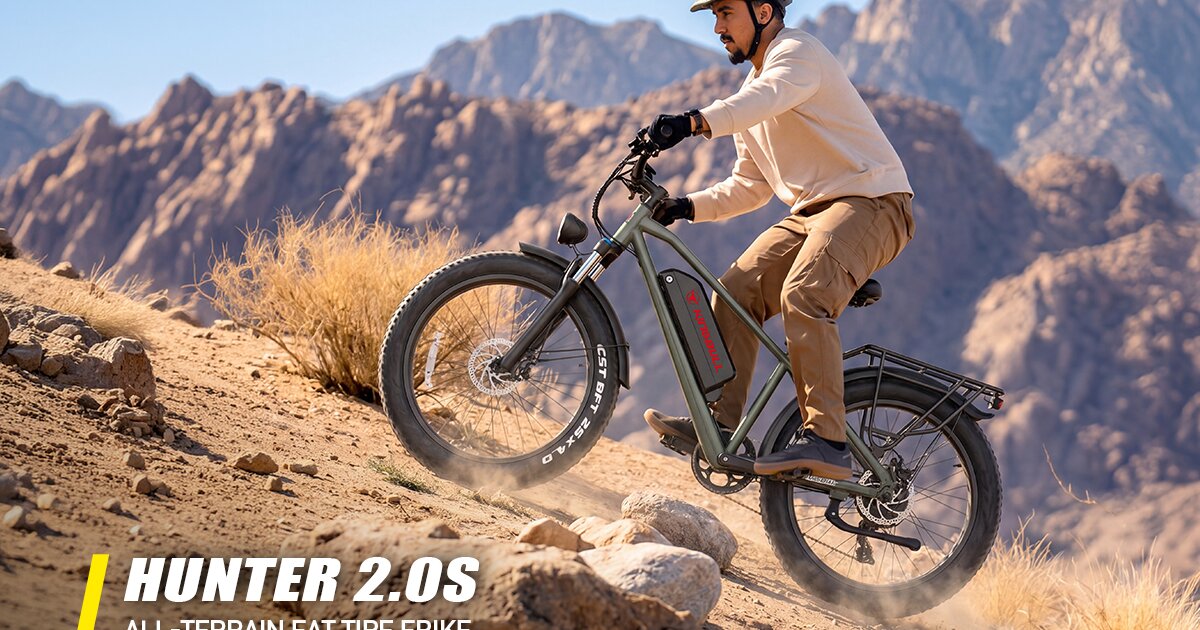 New Green 80-Mile Fat-Tire E-Bike Now Only $899 — $800 Off Launch Price