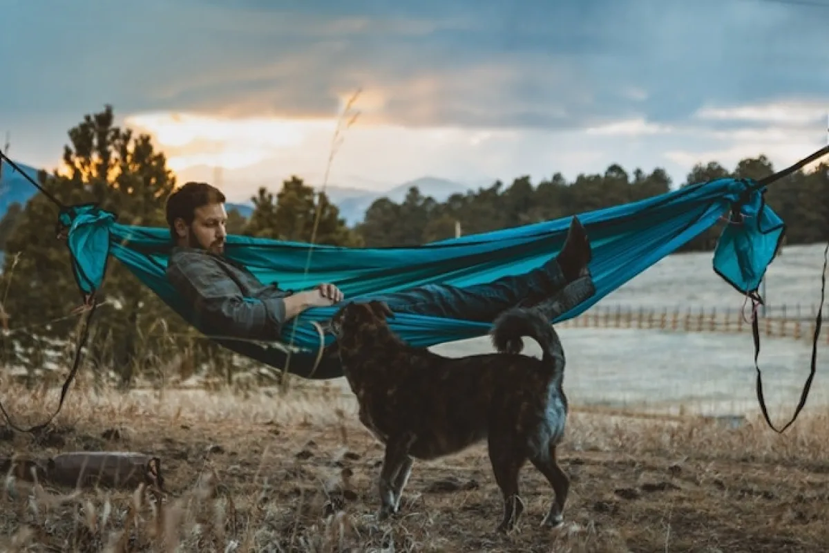 The Walden hammock is designed to transform into several types of shelter