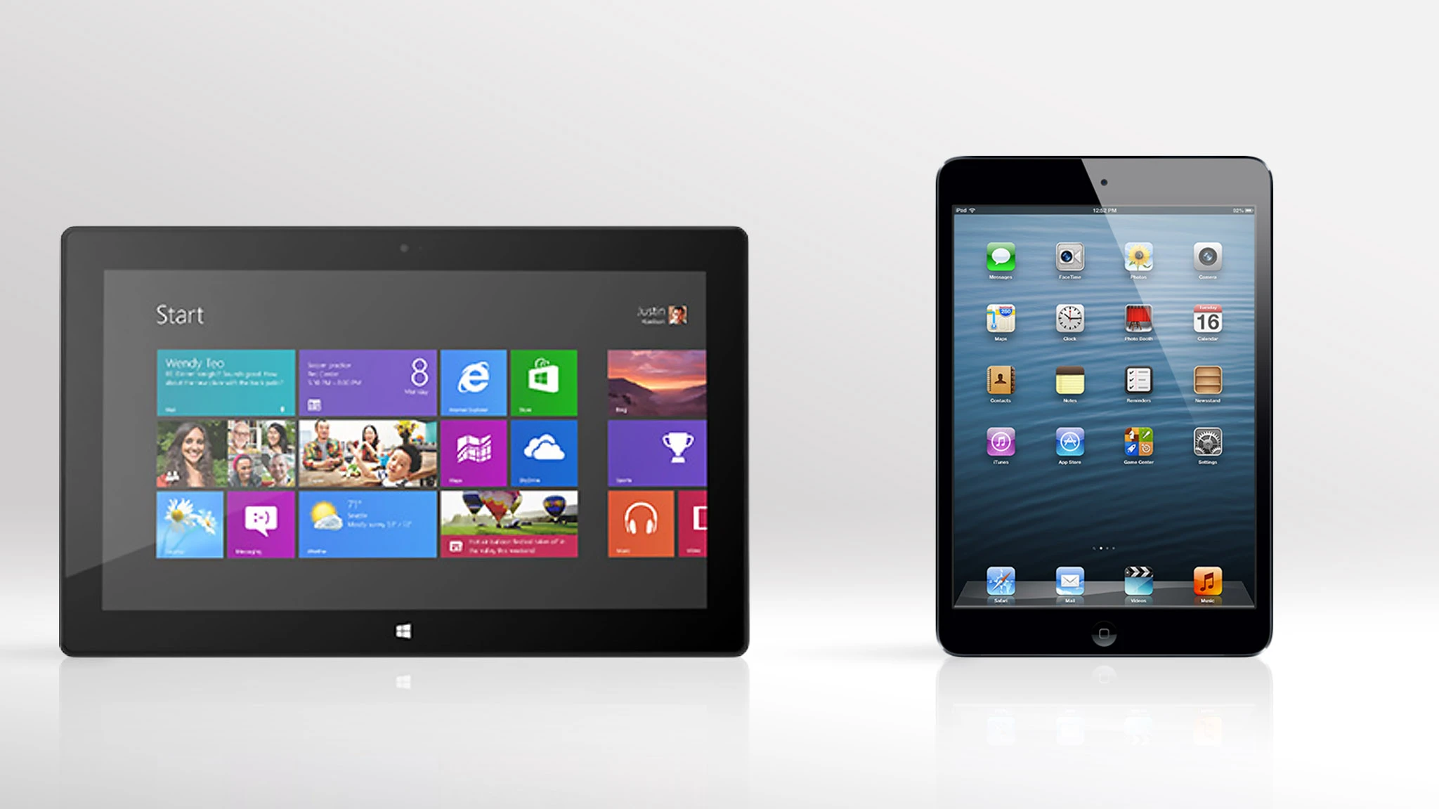 Gizmag compares the specs (and other features) of the newly-discounted Microsoft Surface RT and Apple iPad mini