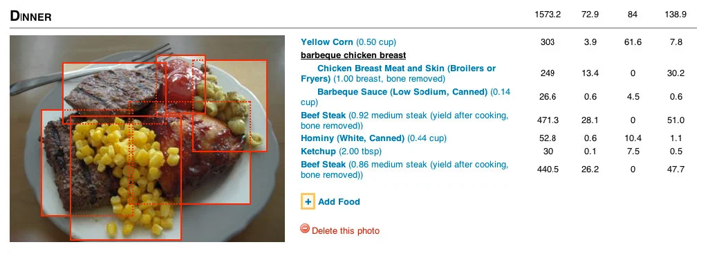 PlateMate is a crowd-sourced dieting system, in which an online community determines the caloric value of users' meals