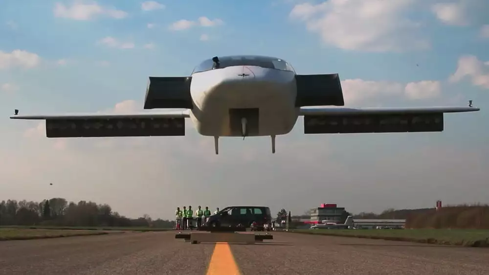 A two-seater version of the Lilium electric aircraft lifts off for the first time