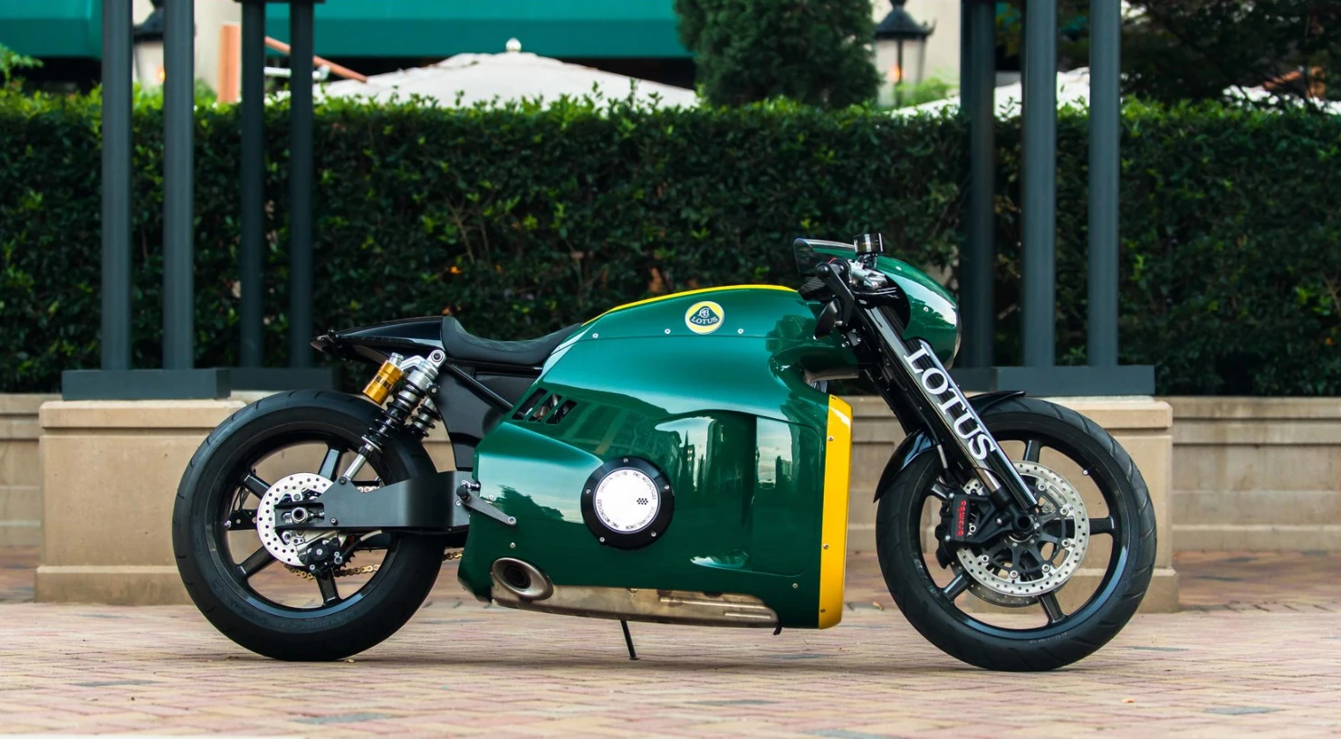 This 2014 Lotus C-0 fetched the second highest unaccepted bid ($190,000) on a motorcycle of the Monterey Car Week and less than half it's estimated sell price of $370,000 to $450,000. One of 100, and with blistering 200 hp 1200cc KTM v-twin performance, a titanium and carbon fiber frame, and ... never ridden. Mecum Auction Page Link