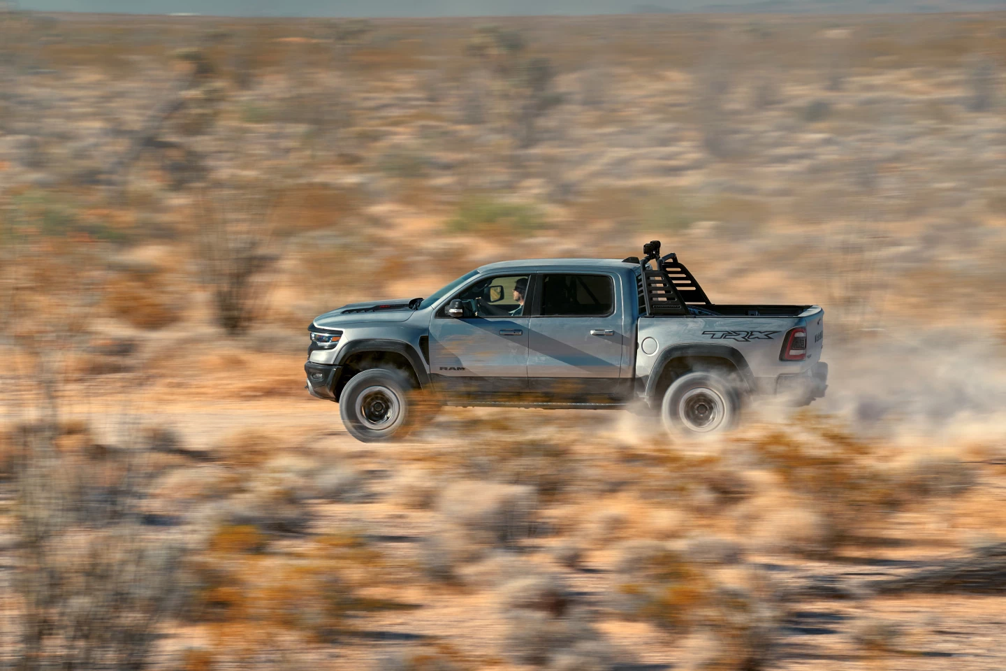The 2021 Ram 1500 TRX has been designed to sprint over 100 mph through the desert