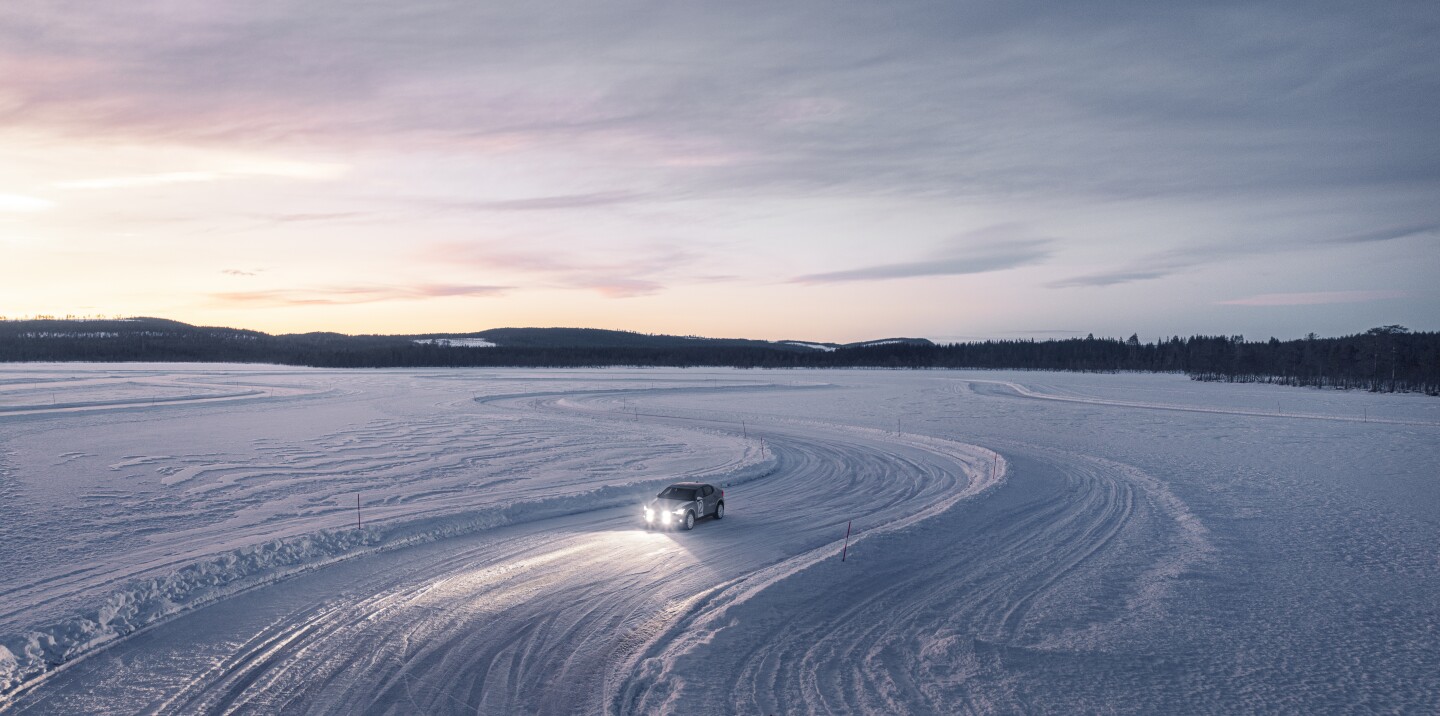 Polestar says the Polestar 2 "Arctic Circle" is the first time winter rally inspiration has been used to inform its vehicle development