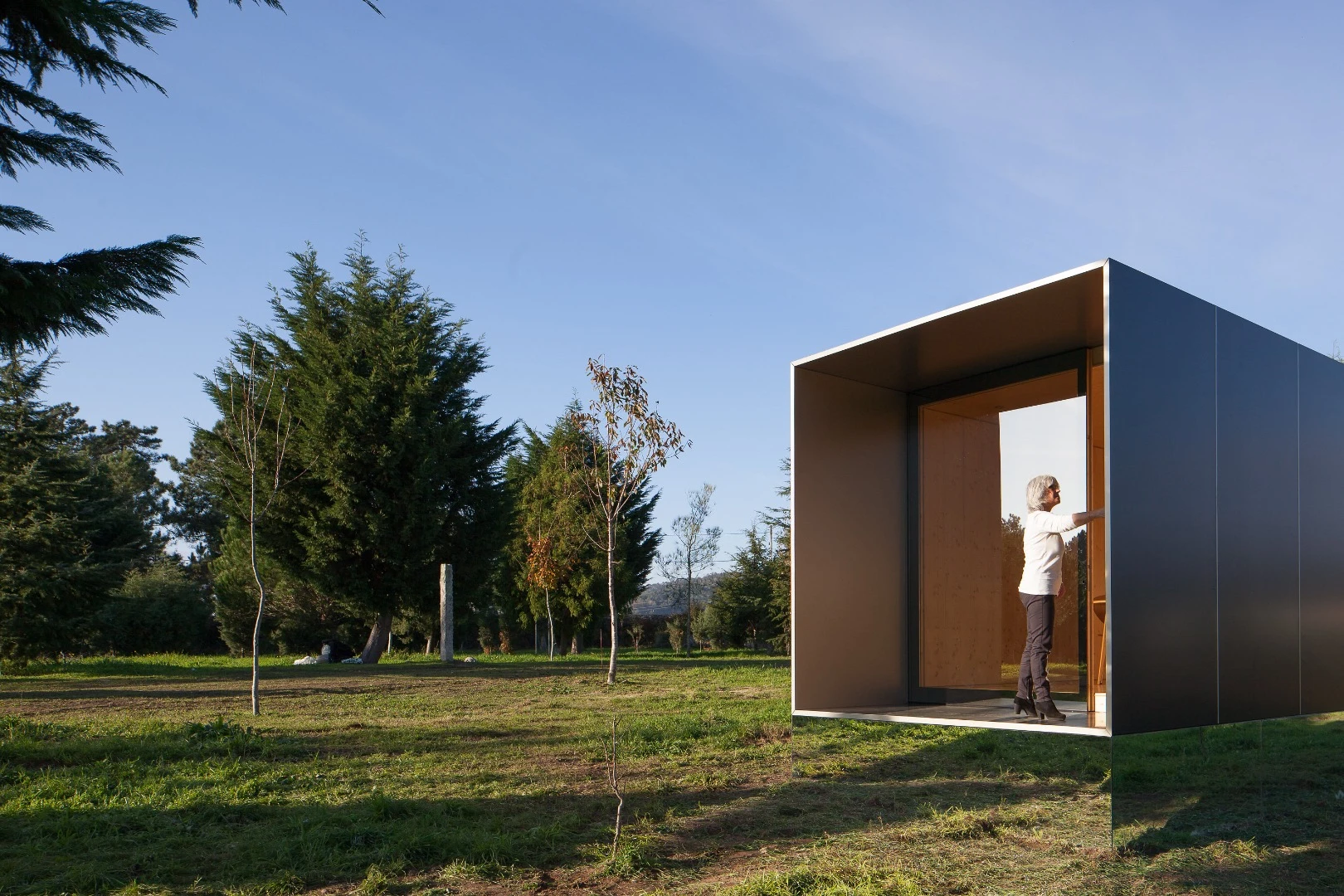 There's no mention of a composting toilet or rainwater system in the firm's many options, but we'd guess they could be installed at cost