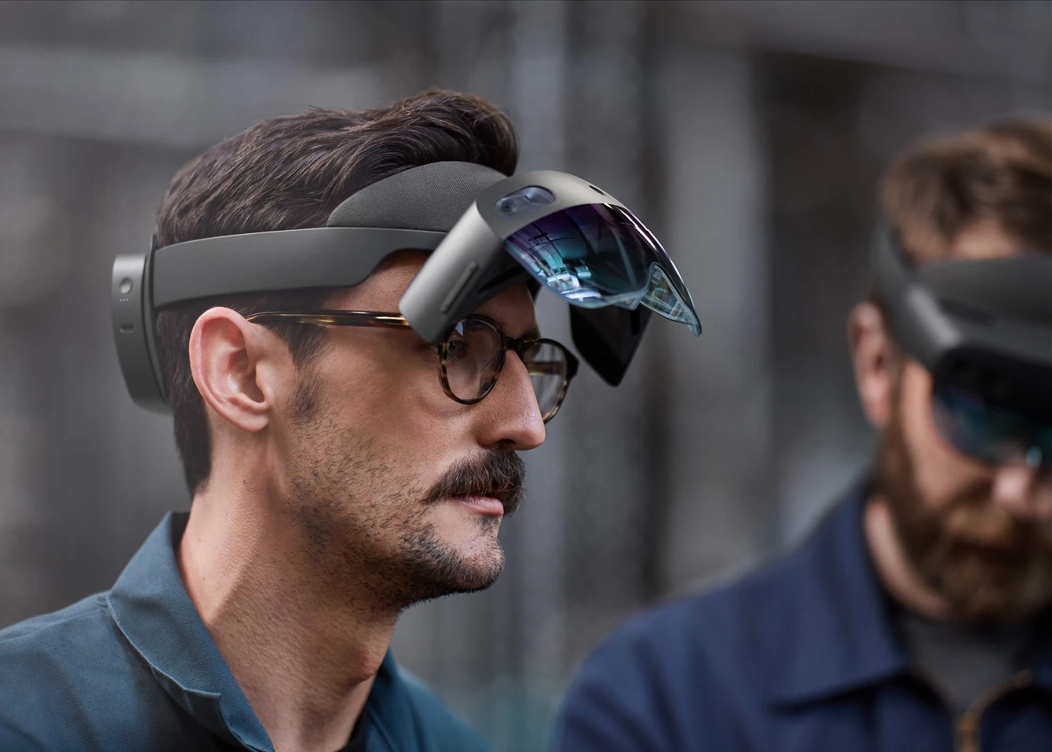 Microsoft says the HoloLens 2 is more comfortable to wear that the original, and more convenient – with a visor that just flips up