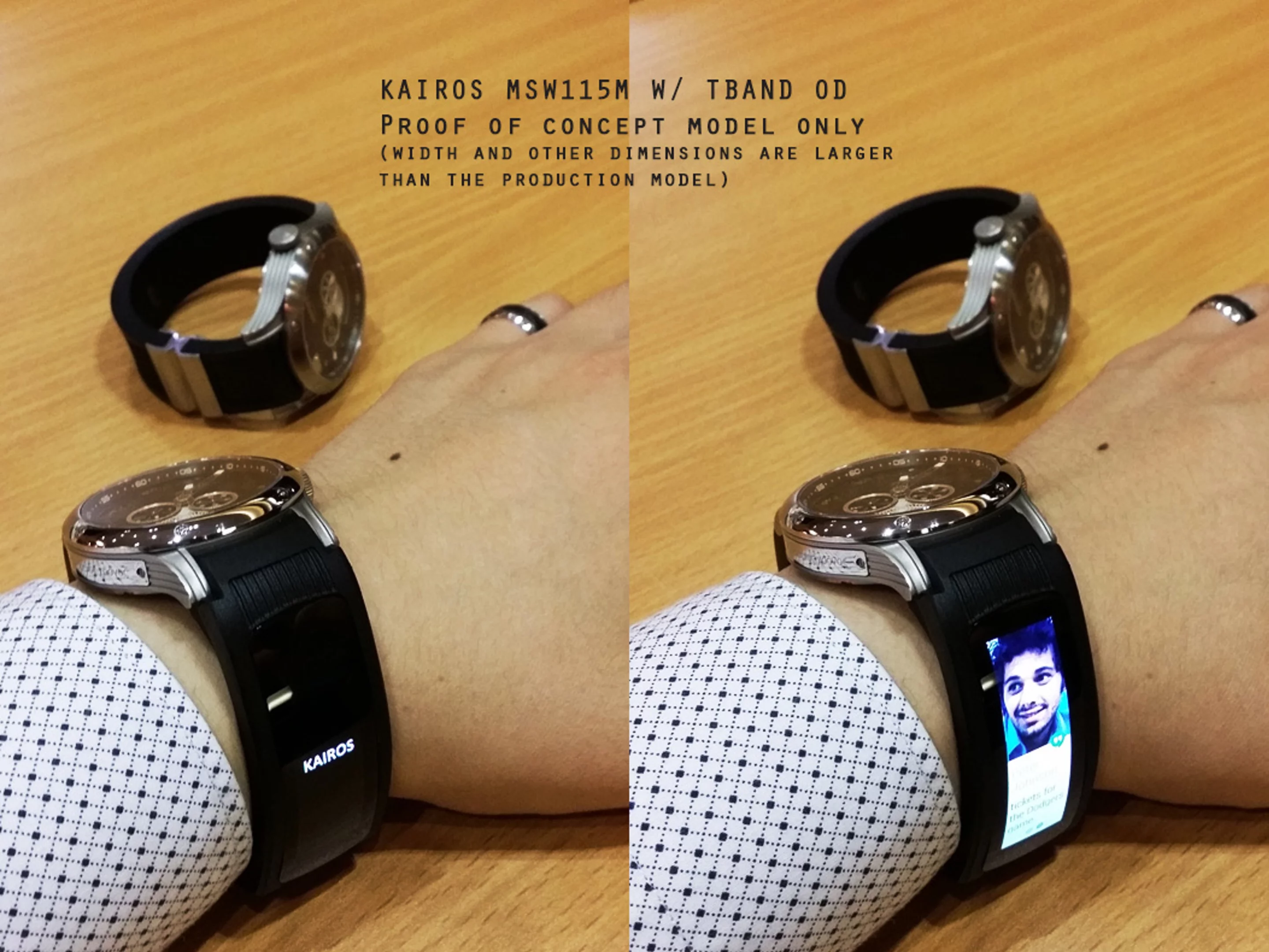 The Kairos Tband proof of concept model