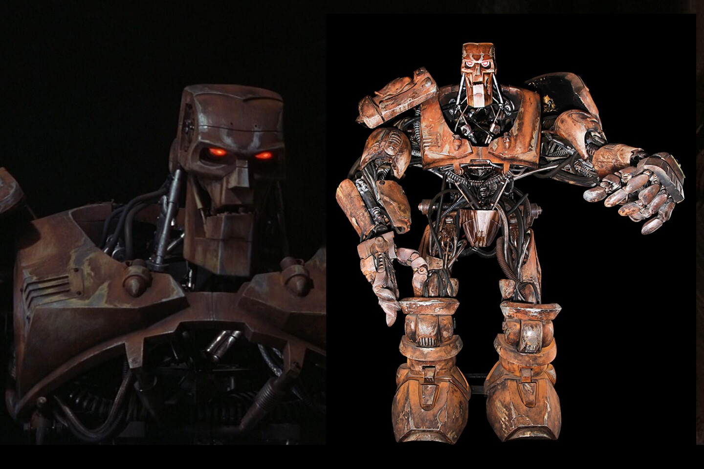 This Full-size Warrior Robot with Animatronic Remote-control Head was used in the filming of "Judge Dredd" (1995). It failed to meet reserve at a Propstore Auction on 11 November 2021