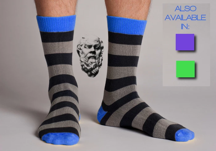 The XENO style of the Socrates socks