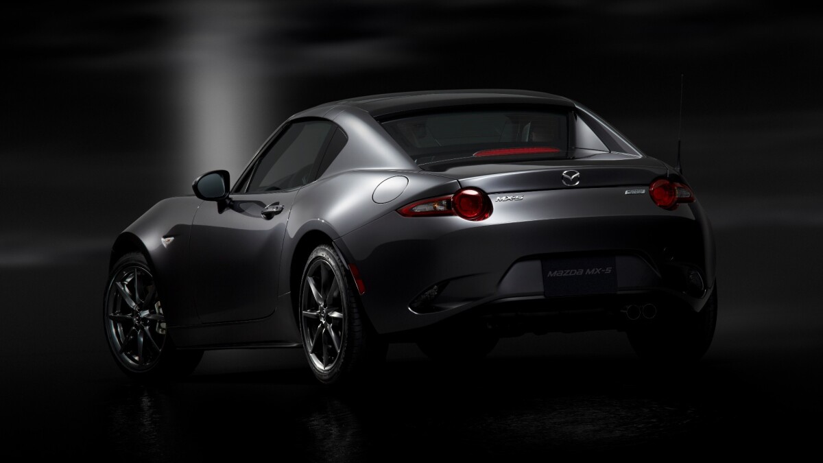 The MX-5 RF features a new retractable hard-top system