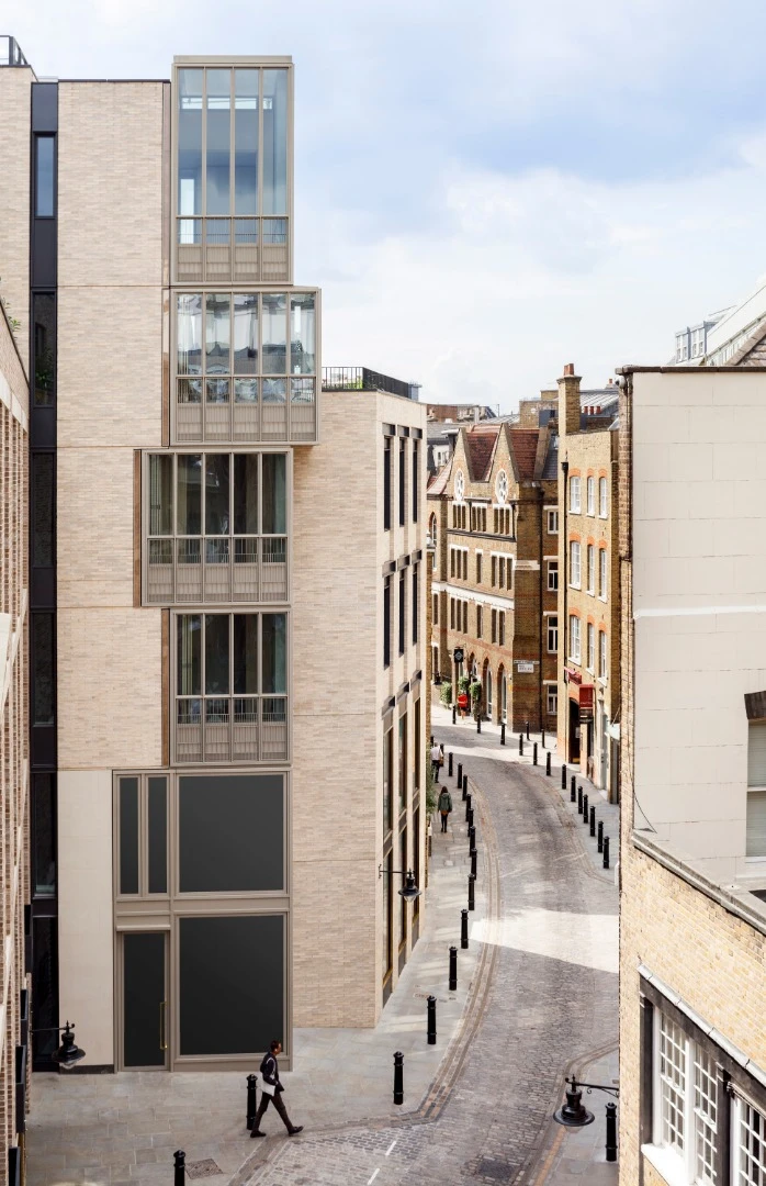 Honors in the Architecture category of the AIANY 2019 Design Awards: Floral Court in London, by Kohn Pedersen Fox Associates
