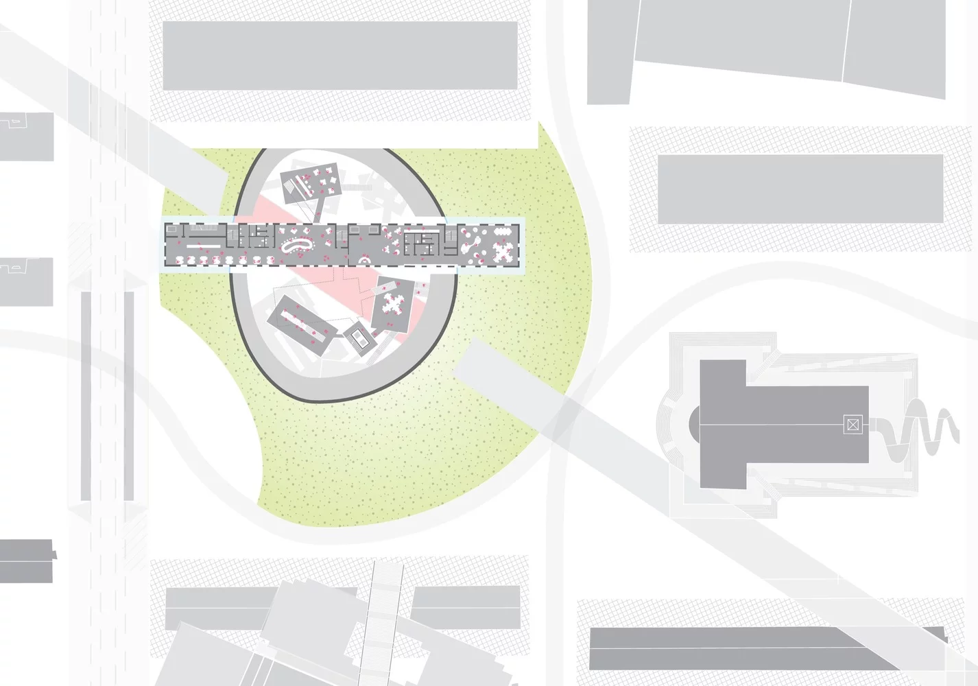 Architectural drawing of the Franklin Mitte project