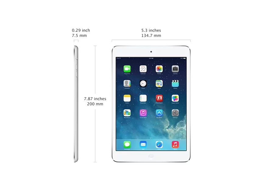 The new iPad Mini is a smidge thicker than its predecessor