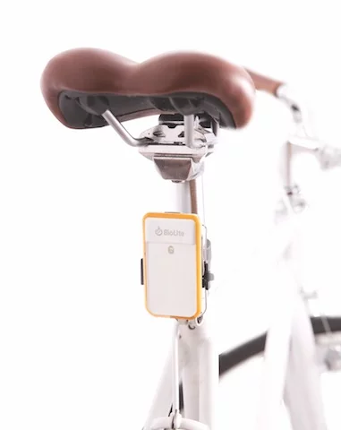 With the included bike mount, lantern becomes taillight