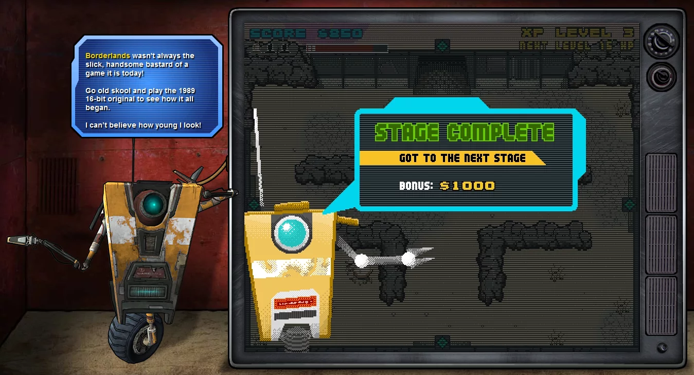 Your reward for completing an individual stage