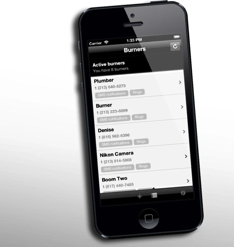 Burner gives you disposable phone numbers