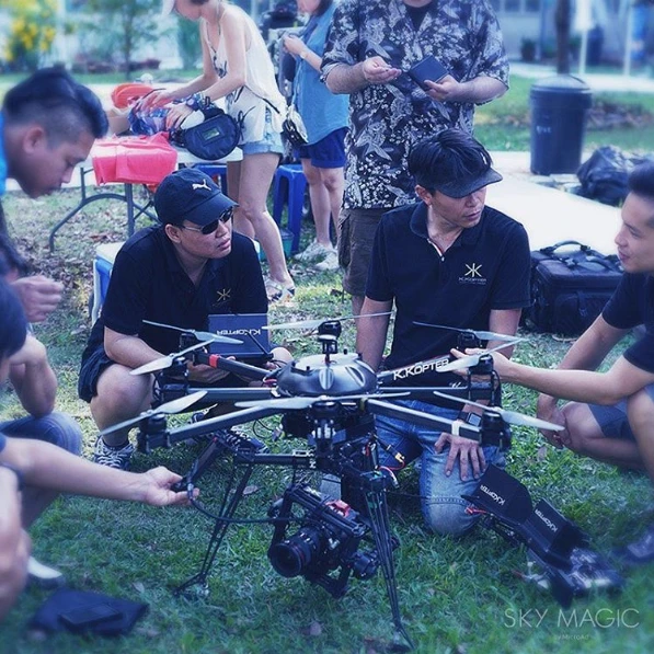 Using drones to create spectacular aerial displays is an idea that is starting to gain considerable interest