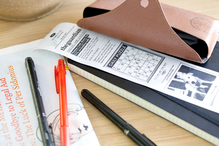 Little Printer output includes things such as crossword puzzles