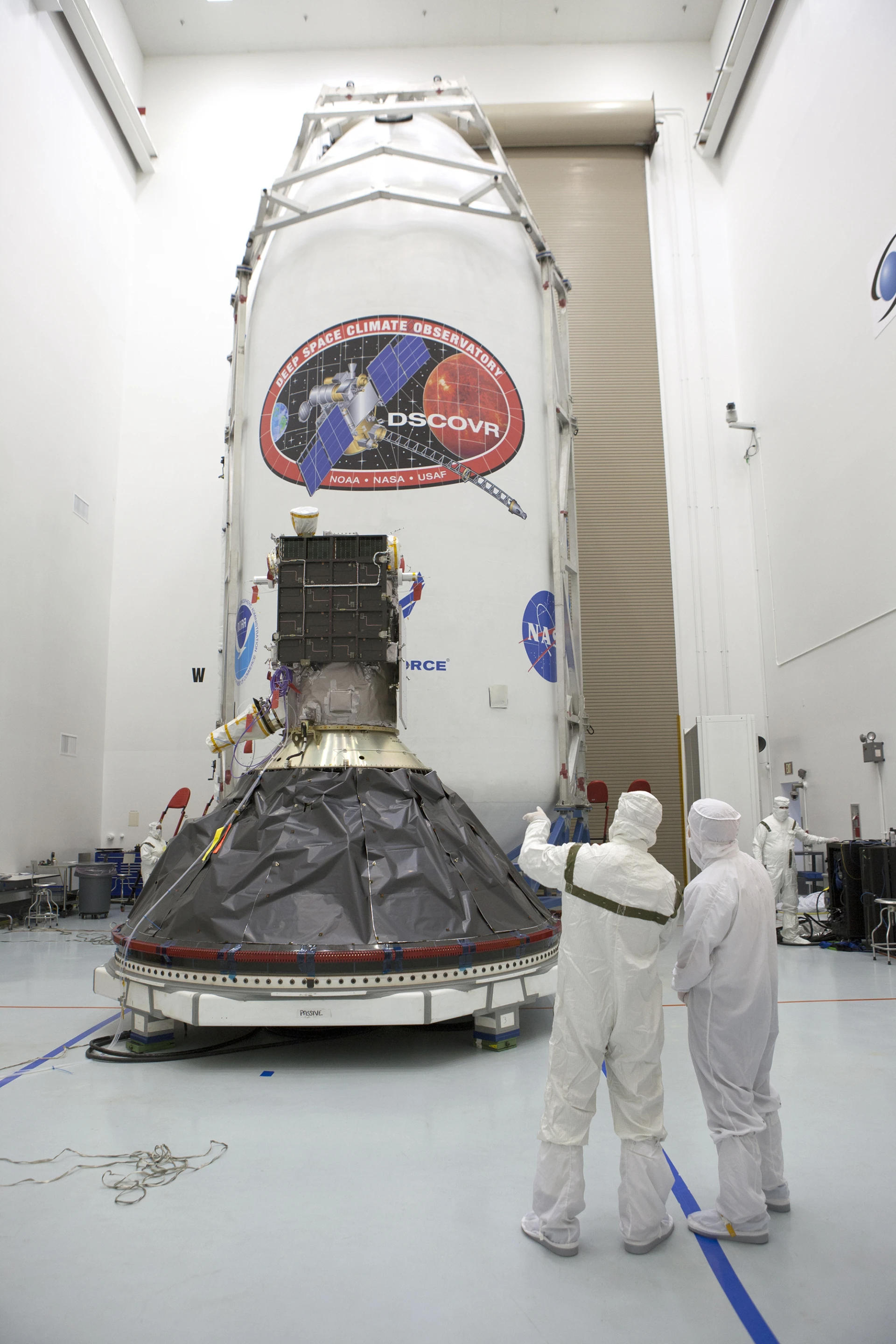 Preparing DSCOR for launch (Photo:NASA Kennedy Space Center)