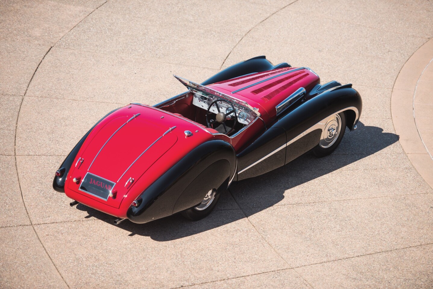 This 1939 SS 100 Jaguar 2½-Litre Roadster by Van den Plas has an estimated price of $1,500,000 to $2,100,000