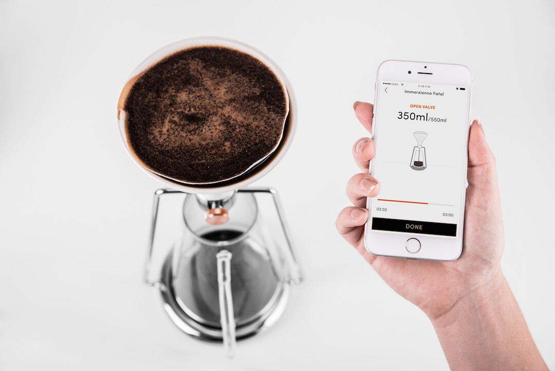 The Gina app gives guidance on brewing techniques, provides recipes, calculates ingredient measurements, alerts when a brew is done and lets users share tips with each other