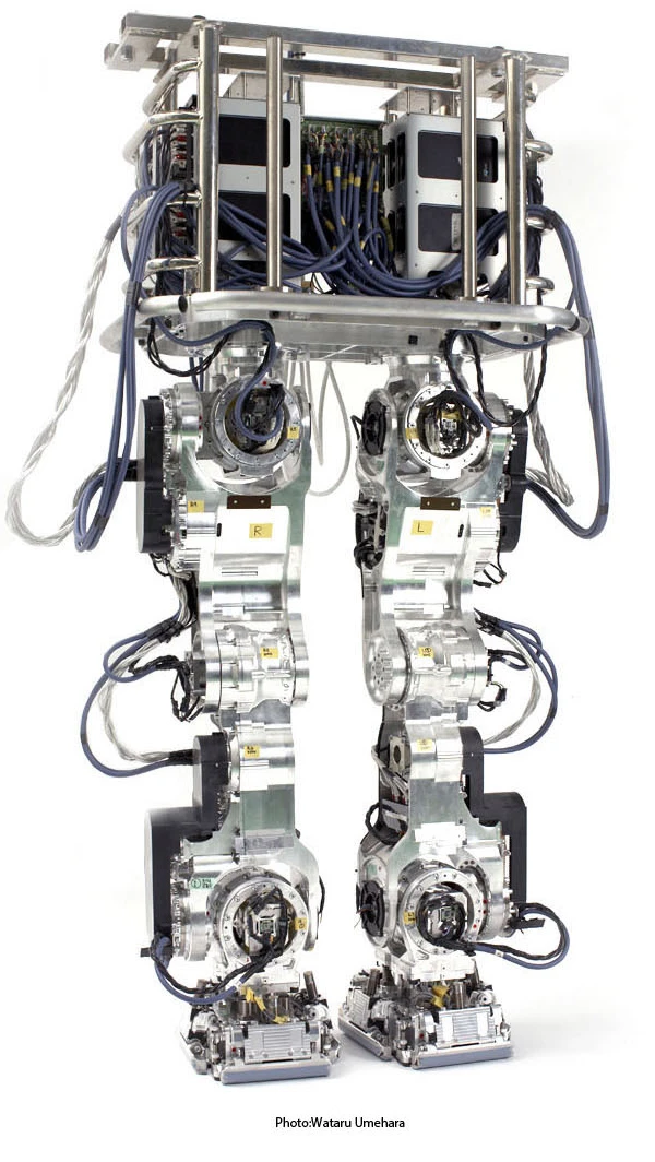 Core, a bipedal robot vehicle developed at fuRo, a division of the Chiba Institute of Technology (Photo: Wataru Umehara)