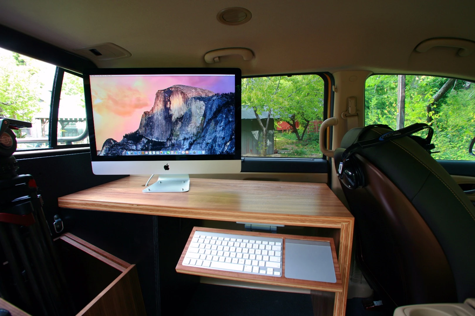 The iMac editing station