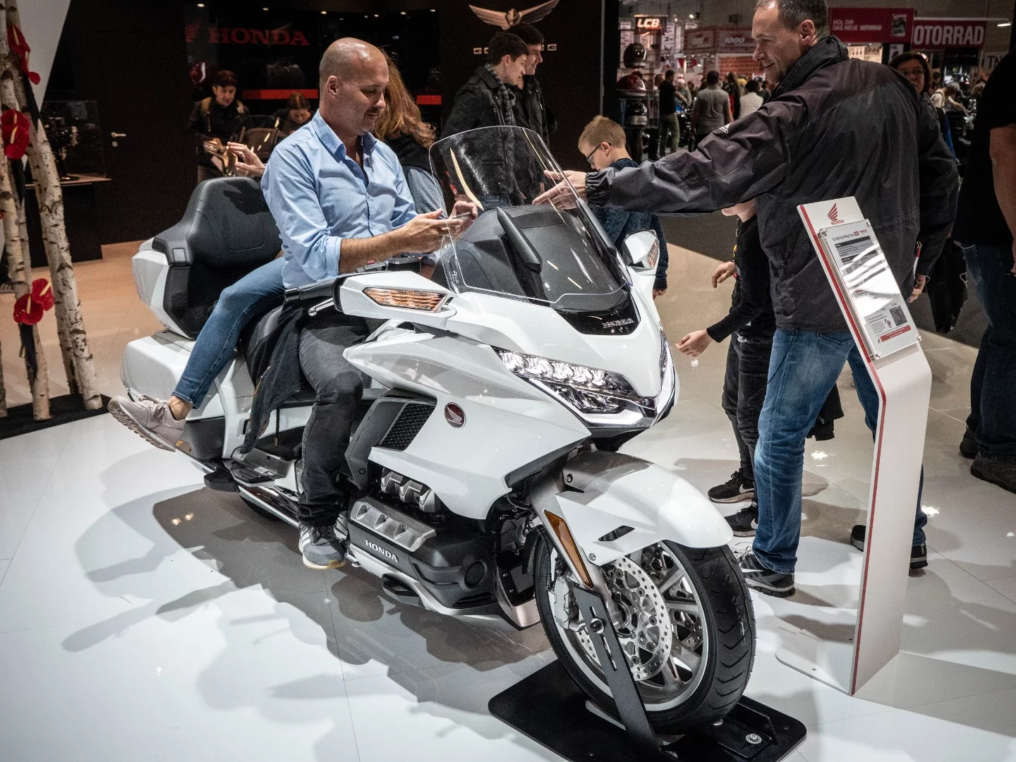 We've seen up to seven people on a 110cc scooter in Vietnam, we wonder how many folk would fit on a 2019 Honda Goldwing?