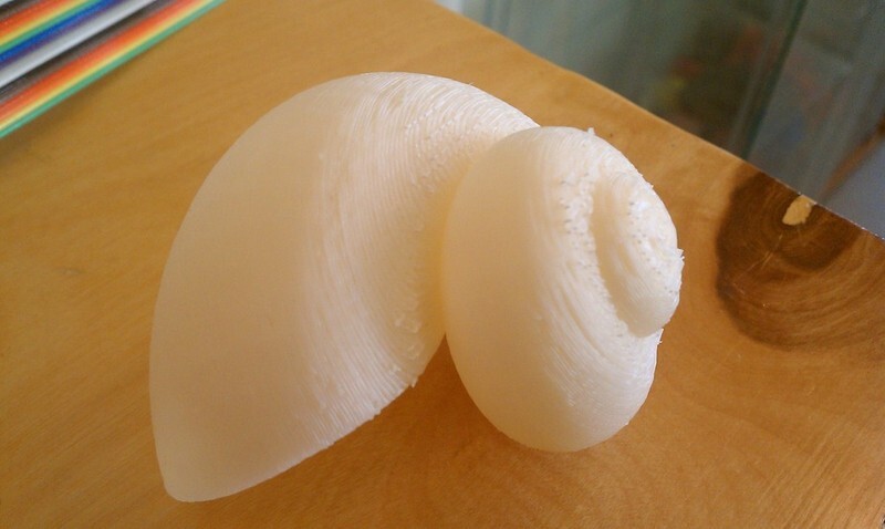 One of Miles Lightwood's 3D printed shells, designed for use by pet hermit crabs (Photo: Miles Lightwood)
