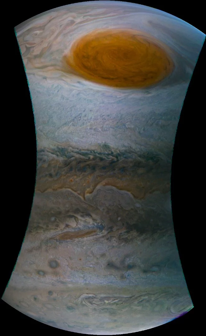 Approaching the Great Red Spot