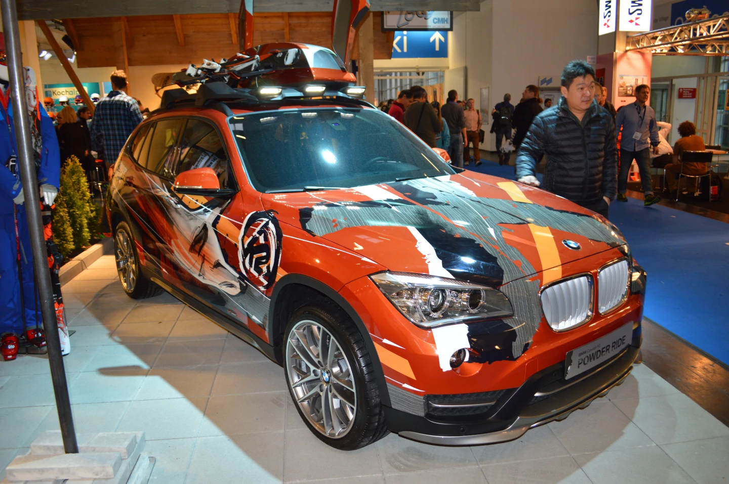 BMW Concept K2 Powder Ride at ISPO Munich