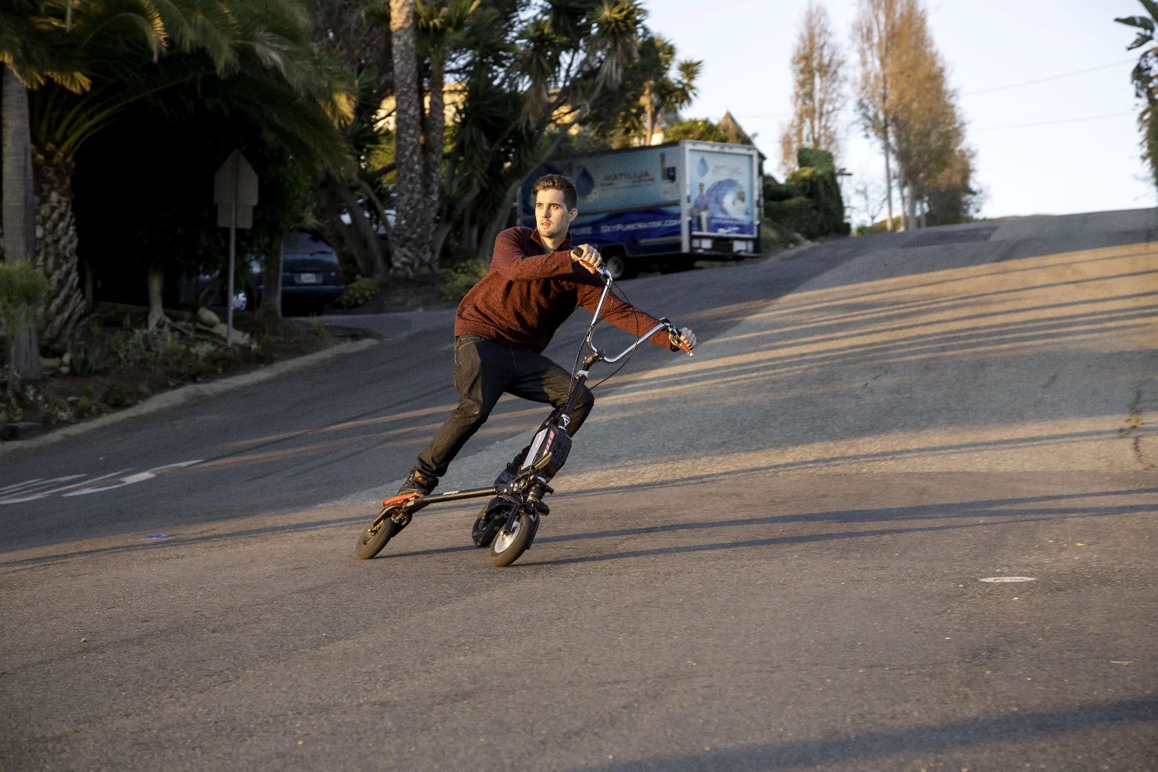 The all-new Trikke Freedom electric carving scooter