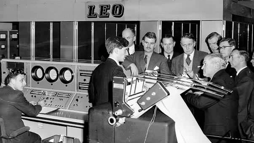 The world's first commercial computer, LEO II/3, at Stuart and Lloyds steel company