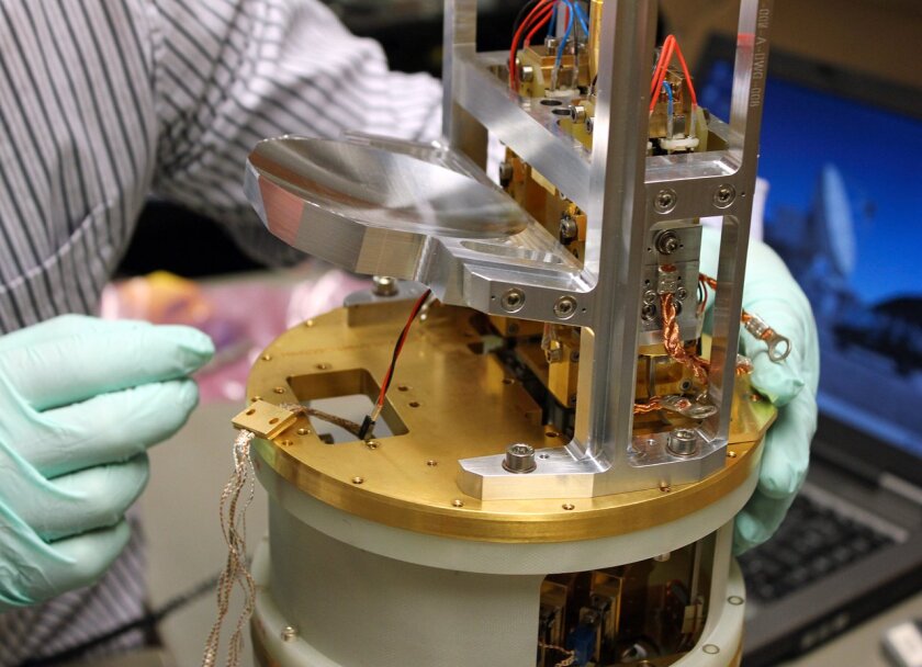 The Band 5 receivers detect electromagnetic radiation with wavelengths between about 1.42 and 1.83 millimeters