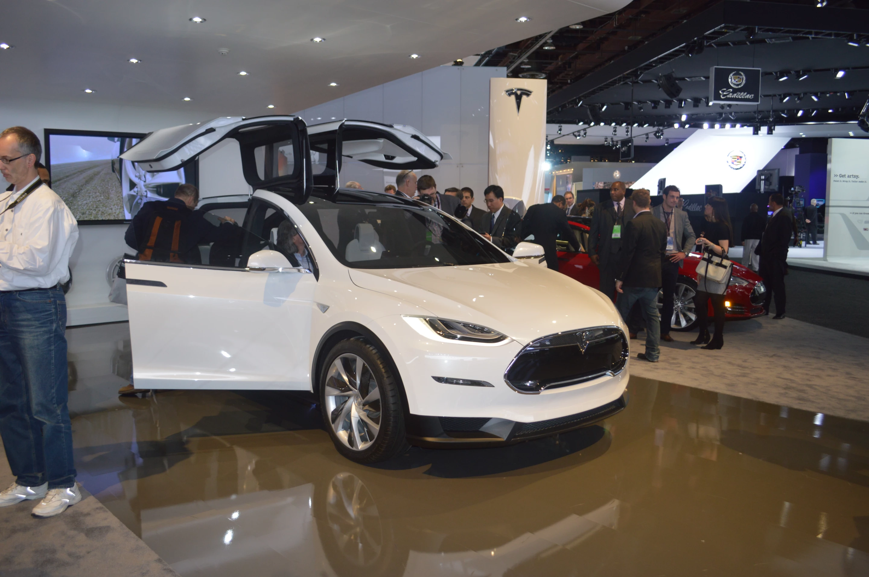 The Tesla Model X at NAIAS 2013