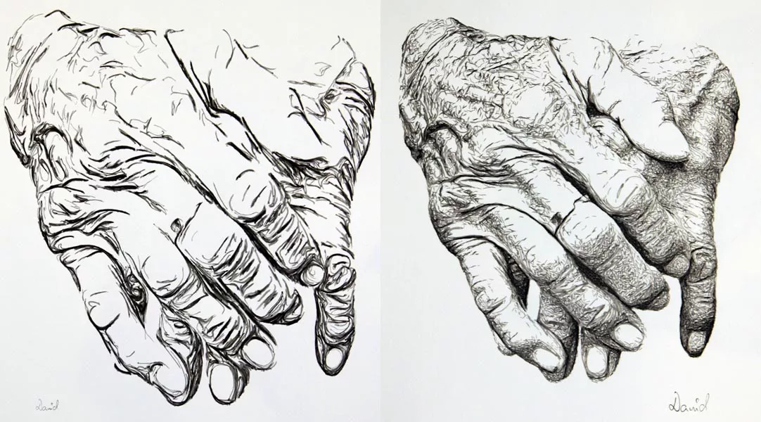 Different styles can be explored using different stroke patterns (stroxels)