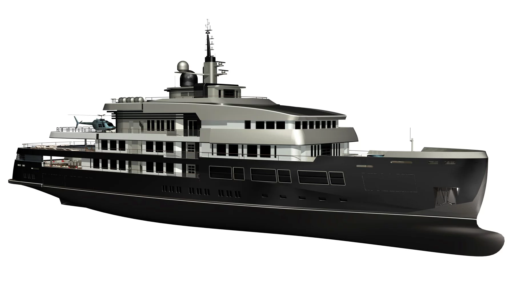 The NPe75 would have a steel hull and aluminum superstructure