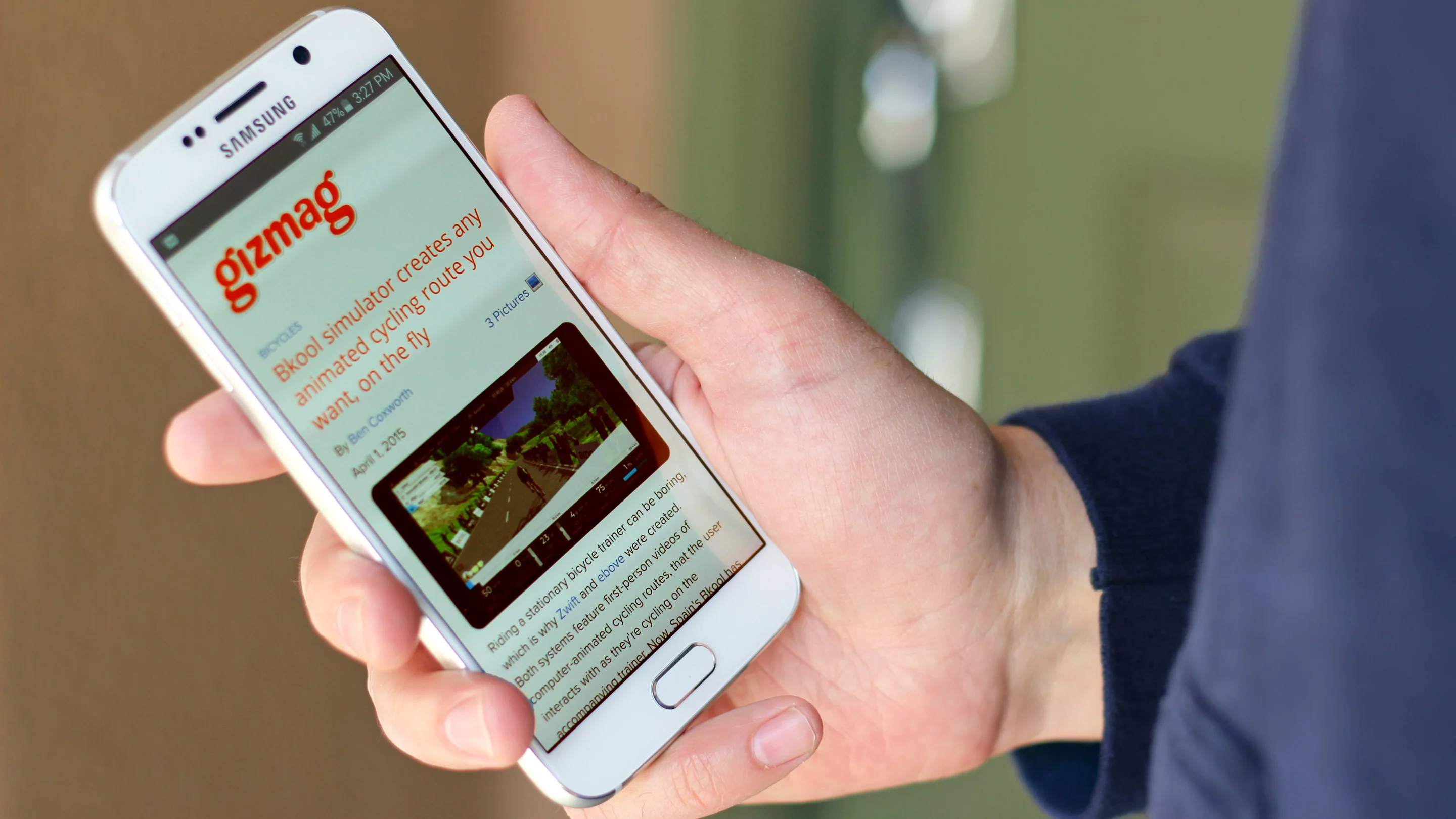 Gizmag shares some early thoughts on the Samsung Galaxy S6 (Photo: Will Shanklin/Gizmag.com)