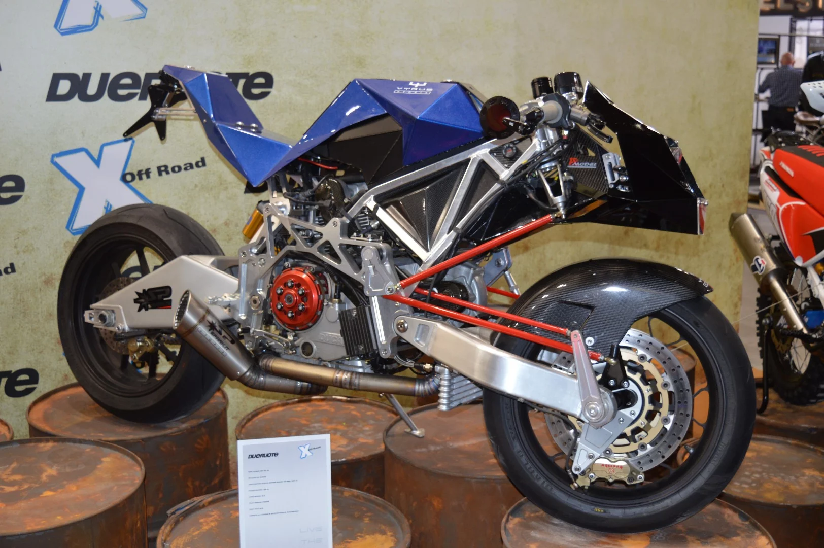 No decent Italian motorcycle show can go Vyrus-free