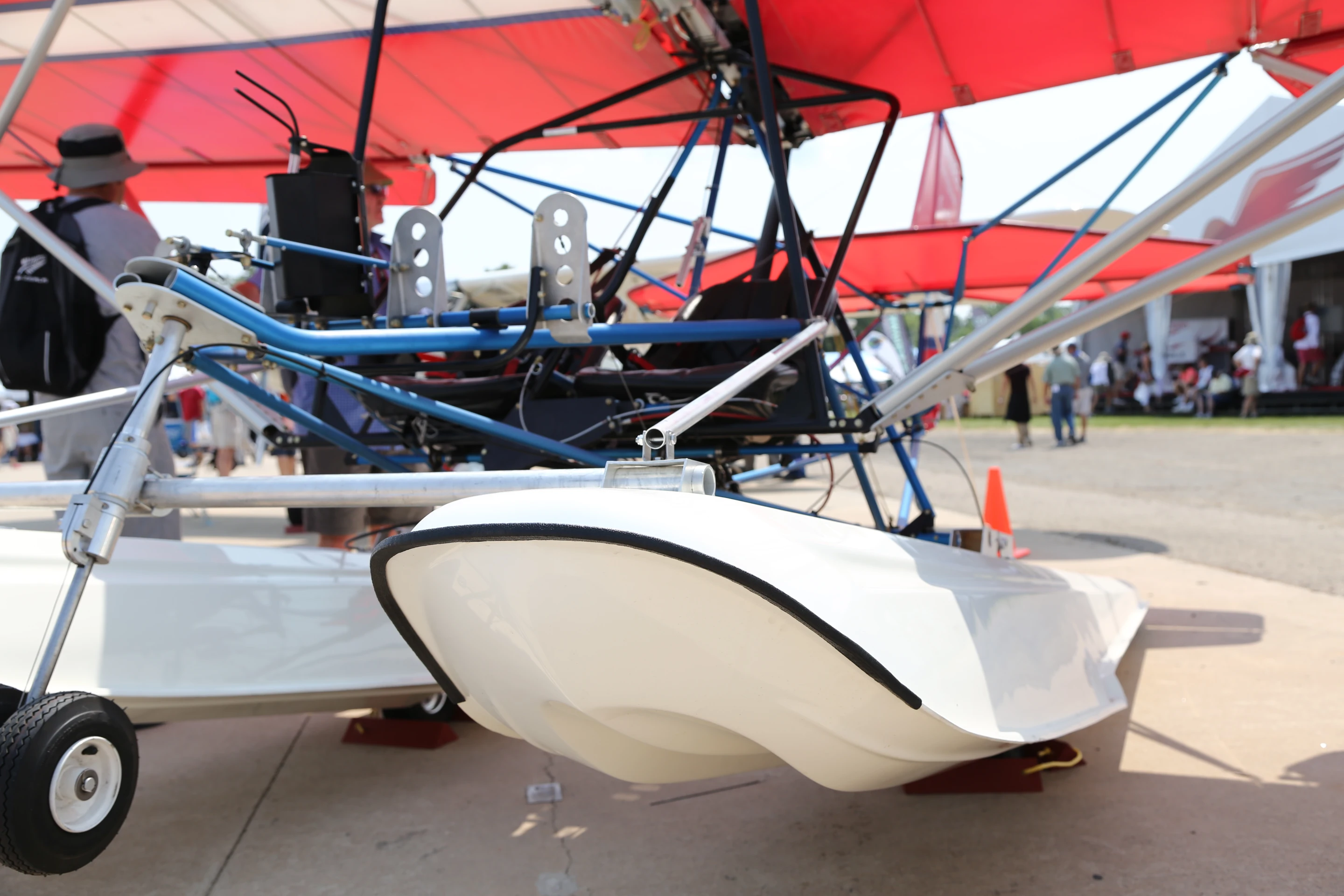 One of the many experimental planes on the EAA grounds (Photo: Angus MacKenzie/Gizmag.com)