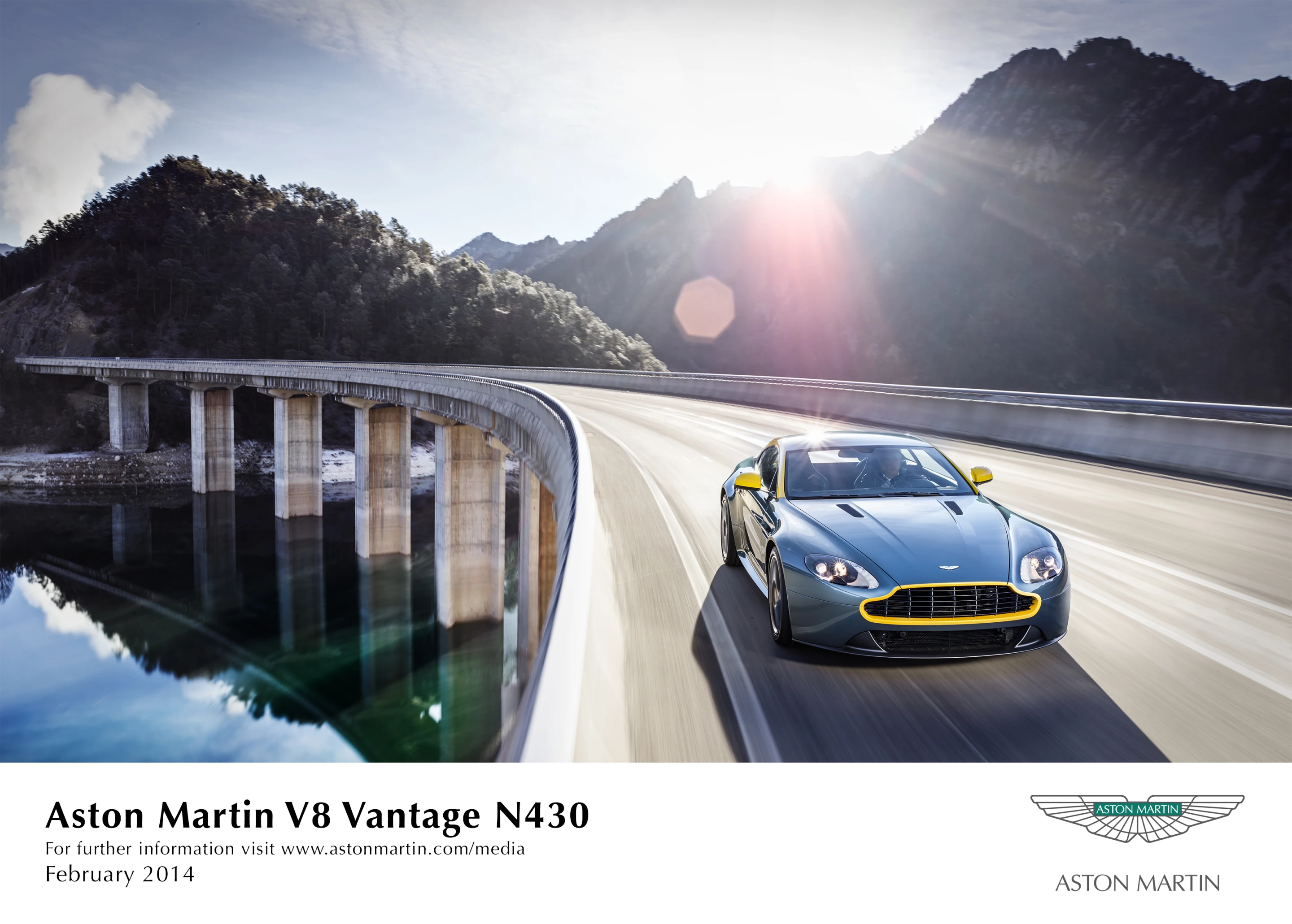 The Vantage N430 ha a V8 engine