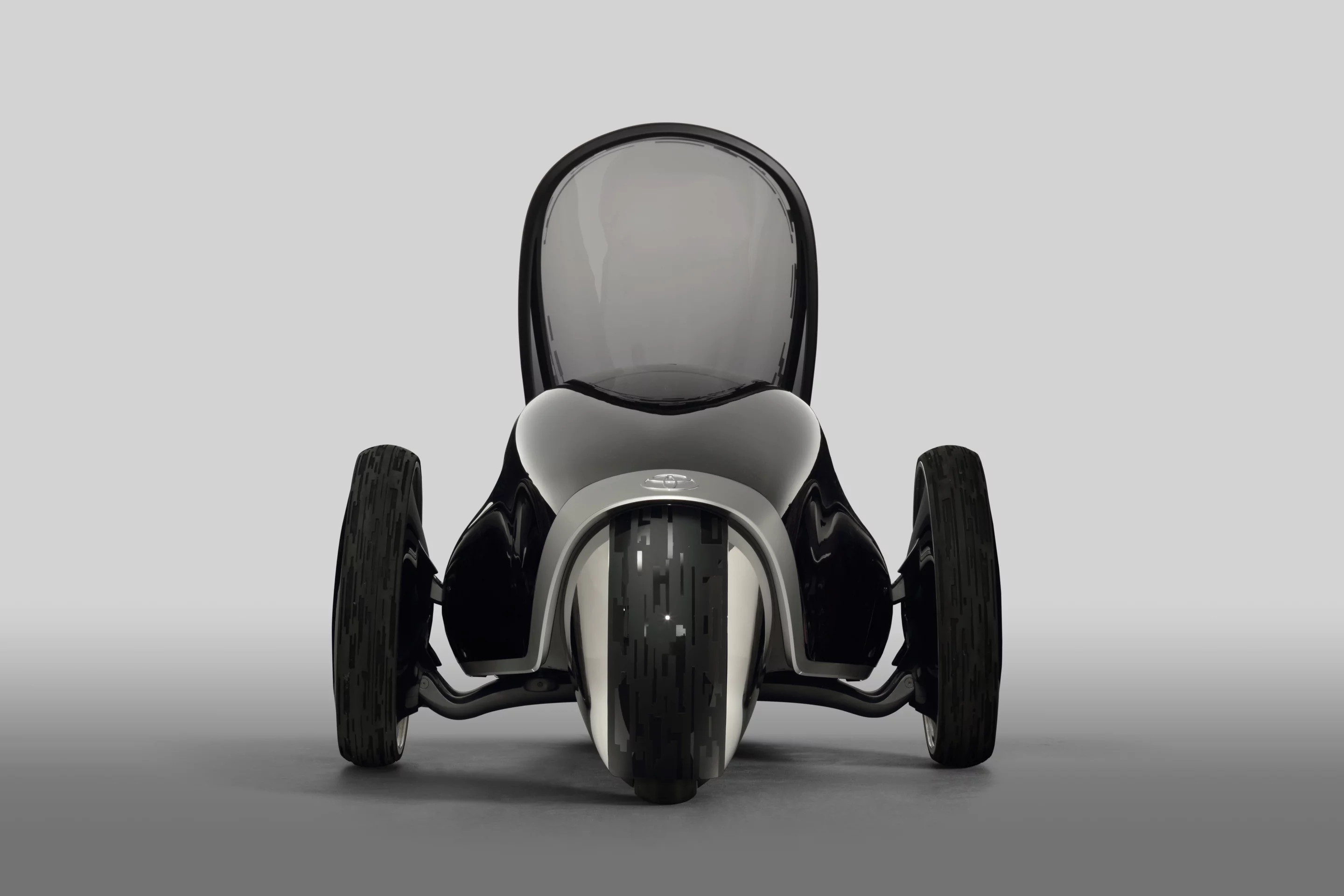 Toyota's FV2 Concept from the back, with the canopy raised
