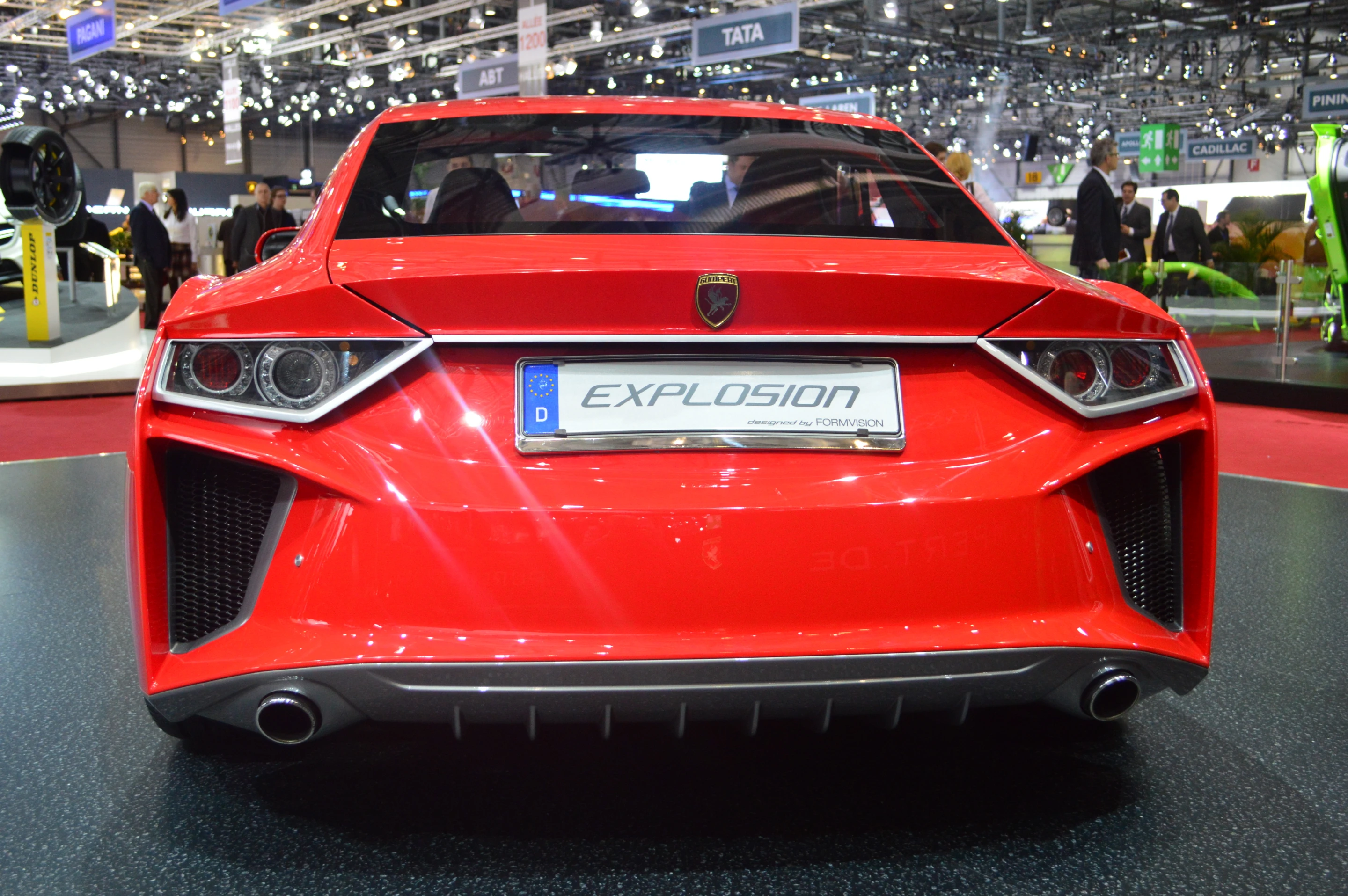 The new Explosion is a rally-inspired sports car (Photo: CC Weiss/Gizmag.com)