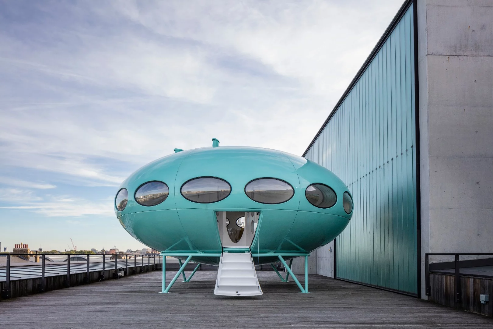The first Futuro House prototype was built in early 1968