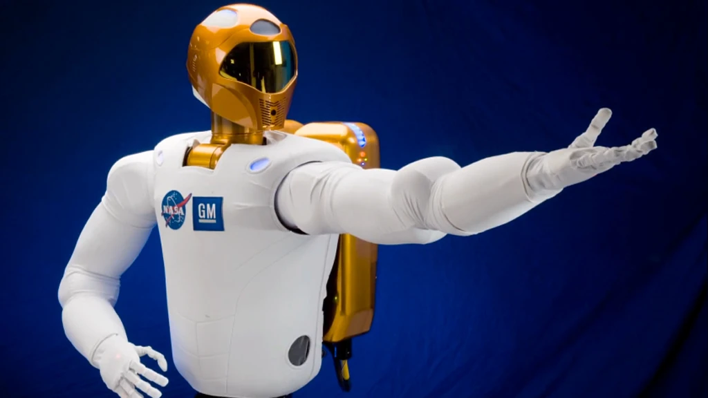 Robonaut 2 has been designed to work alongside humans - or perform as Hamlet apparently