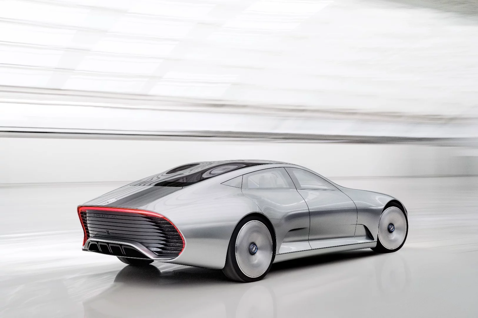 Without its tail section extended, the Concept IAA emits just 31 g/km of CO2